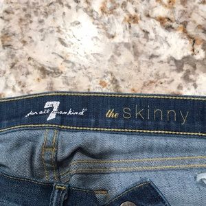 7 for all mankind “The Skinny”, size 30